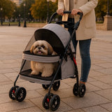 Poussette-pour-Chien-gris